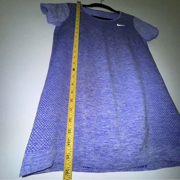 Nike Dri Fit Purple Heathered Short Sleeve Running Training‎ Tee Shirt Women’s S - Picture 7 of 7